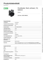 Schneider Electric XB4BA21 Harmony XB4BA21 Druktoets Bedieningsknop vlak 1 knop Zwart Druk-ontgrendeling 1 stuk(s) - thumbnail