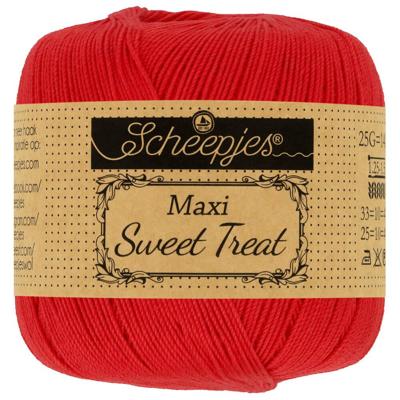 Scheepjes Maxi Sweet Treat - 115 Hot Red - Haakgaren / Breigaren