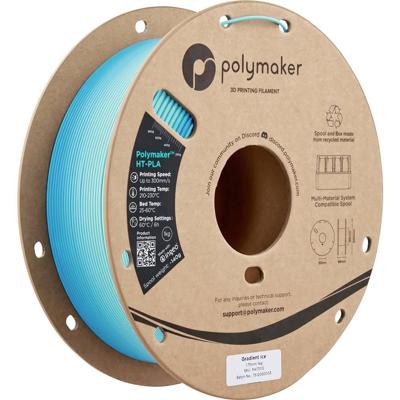 Polymaker PA17013 HT-PLA Filament PLA kunststof, HT-PLA Warmtebestendig, Highspeed filament 1.75 mm 1000 Gradient Ice 1 stuk(s)