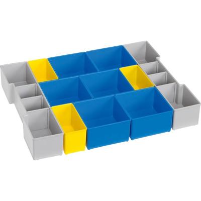 L-BOXX Indelings-set | B378xD313xH65 mm | blauw/geel/grijs | Blauw/geel/grijs | 1 stuk - 6000010092 6000010092