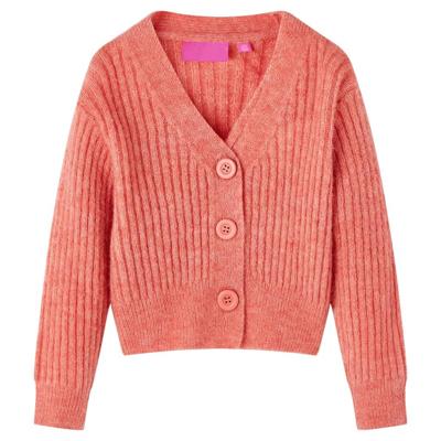 VidaXL Kindervest gebreid 116 middelroze