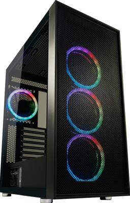 LC-Power Black_Wanderer_X Midi Tower Zwart