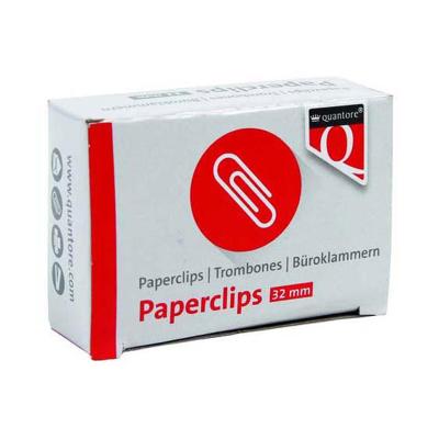 100 Paperclips Quantore 32 mm lang