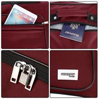 Trolley, reistas, rood, afsluitbaar, met slot, 85 liter, roltas - thumbnail