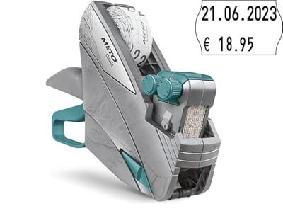 METO Prijsapparaat Classic M Aantal drukregels: 2 Grijs