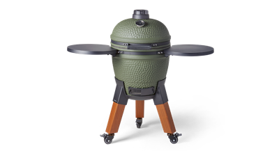 Moddern Kamado Green incl. Side-table & Wood-look Legs