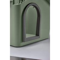Imac hondenhok zeus 70 2nd life gerecycled groen 72x62x62,5 cm - thumbnail