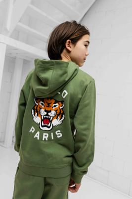 Kenzo Tiger Vest Kids Donkergroen - Maat 11/12 jaar - Kleur: Donkergroen | Soccerfanshop