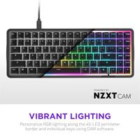 NZXT Function Elite MiniTKL toetsenbord Zwart - thumbnail
