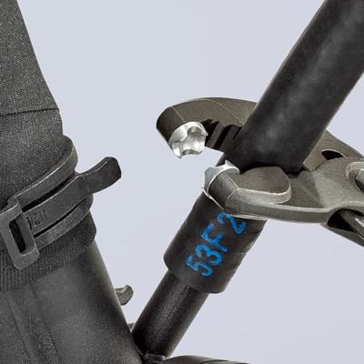 Knipex Bandveerklemtang | 180 mm Lengte | Anti-Slip | Kunststof Bekleed | Grijs Geatramenteerd - 85 51 180 A SB