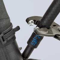 Knipex Bandveerklemtang | 180 mm Lengte | Anti-Slip | Kunststof Bekleed | Grijs Geatramenteerd - 85 51 180 A SB - thumbnail