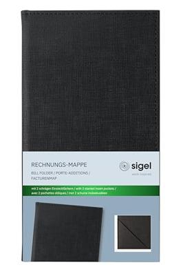 Sigel Rekeningmap RM100 Zwart 13 cm x 23 cm 1 stuk(s)