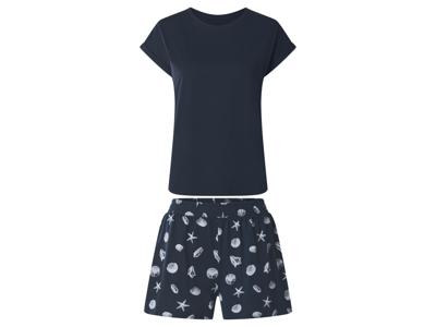 esmara Korte dames pyjama (Marineblauw, M (40/42))