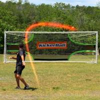 Kickerball Voetbal Oranje Maat 4 - thumbnail