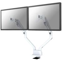 Neomounts FPMA-D750DWHITE2 Monitor-tafelbeugel Aantal monteerbare displays: 2 Display(s) 25,4 cm (10) - 81,3 cm (32) Wit In hoogte verstelbaar, Roteerbaar, - thumbnail