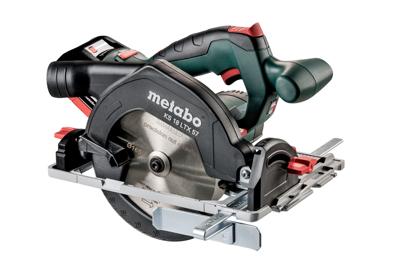 Metabo KS 18 LTX 57 18V LiHD accu cirkelzaag set in Metaloc 2 x 8,0Ah accu - 57mm | 601857810 - 601857810