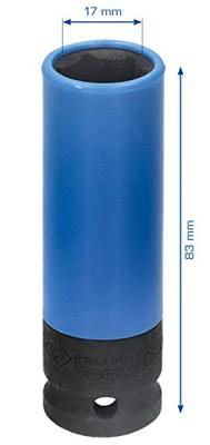 Brilliant Tools BT691006 BT691006 Kracht-dopsleutelinzet 17 mm