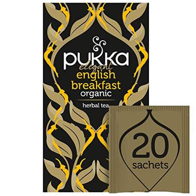 Pukka thee bio, English Breakfast, pak van 20 stuks