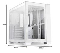 Lian Li O11 Dynamic Mini Snow Edition Midi-tower Gaming-behuizing, Behuizing Wit Zijvenster - thumbnail