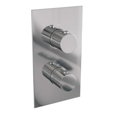 Brauer Chrome Edition - 3 Weg - Inbouwthermostaat - In/afbouwdelen - Chroom