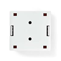 Nedis Netwerk Wanddoos | 2 poort(en) | STP CAT6 | Female | Wit | 1 stuks - CCGP89130WT CCGP89130WT - thumbnail