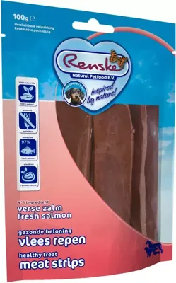 Renske gezonde beloning vlees strip zalm Renske gezonde beloning vlees strip zalm