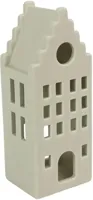 Countryfield theelichthouder keramiek heritage 7x6x17cm beige - thumbnail