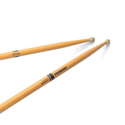 ProMark R2BAGC Rebound ActiveGrip Clear Hickory 2B drumstokken met houten tip ProMark R2BAGC Rebound ActiveGrip Clear Hickory 2B drumstokken met houten tip