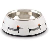 Hondenvoerbak Woby wit 14 cm - thumbnail