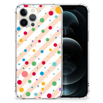 iPhone 12 Pro Max Doorzichtige Silicone Hoesje Dots iPhone 12 Pro Max Doorzichtige Silicone Hoesje Dots