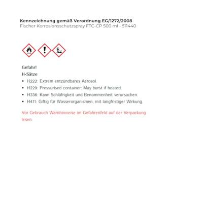 Fischer Anticorrosiespray FTC-CP 500 ml