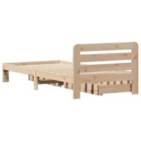 Bedframe zonder matras massief grenenhout 90x200 cm - thumbnail