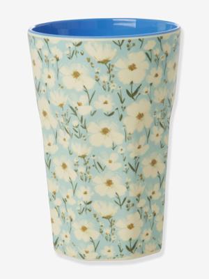 Grote melamine mok SUMMER BLOOM rice 400 ml hemelsblauw