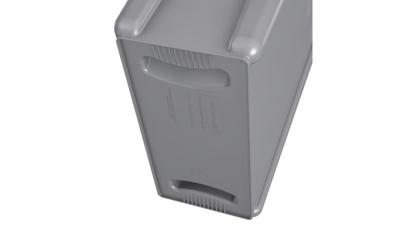 Rubbermaid afvalcontainer Slim Jim, 60 liter, grijs