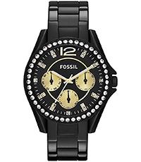 Horlogeband Fossil ES3205 Roestvrij staal (RVS) Zwart 18mm