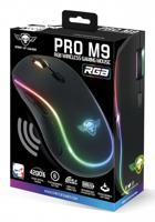 Muis Spirit of Gamer Pro M9 RGB Zwart - thumbnail