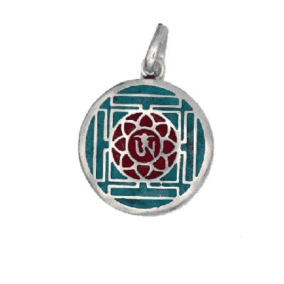 OHM Hanger Turquoise met Rood