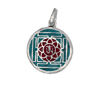 OHM Hanger Turquoise met Rood - thumbnail