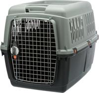 TRIXIE Giona 5 transportbox - Gerecycled - M: 60 × 61 × 81 cm - Antraciet en grijsgroen - thumbnail