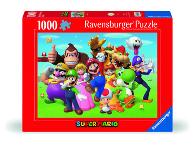 Ravensburger legpuzzel super mario, 1000st.