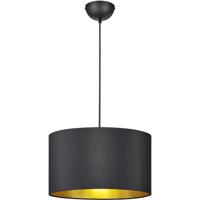 LED Hanglamp Mat Zwart - E27 Fitting - Moderne Textielverlichting - thumbnail