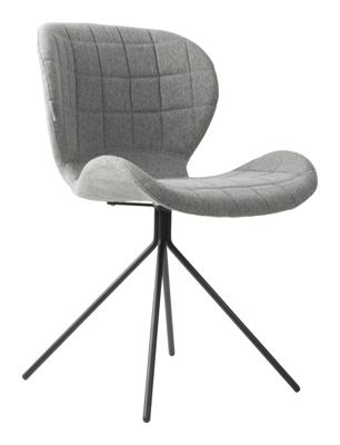 Zuiver Eetkamerstoel 'OMG' kleur Lichtgrijs Zuiver Eetkamerstoel 'OMG' kleur Lichtgrijs