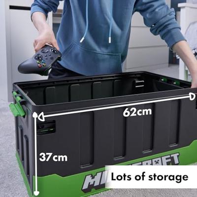 Minecraft Storage Box with Folding Chair Minecraft Storage Box with Folding Chair