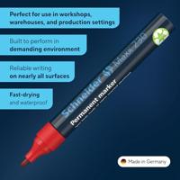 Schneider Marker permanent 230 rond rood 10st - thumbnail