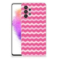Samsung Galaxy A73 5G | TPU bumper | Waves Pink - thumbnail