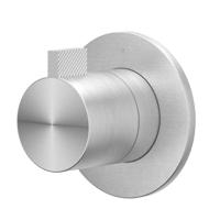 Afbouwdeel IVY Doorstroom inbouwstopkraan Symmetry Met Rond Rozet Geborsteld RVS316 - thumbnail