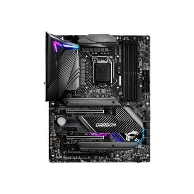 MPG Z490 GAMING CARBON WIFI - Moederbord - ATX - LGA1200-socket - Z490 - USB-C Gen2, USB 3.2 Gen 1, USB 3.2 Gen 2, USB-C Gen 2x2 - 2.5 Gigabit LAN, Wi-Fi, Bluetooth MPG Z490 GAMING CARBON WIFI - Moederbord - ATX - LGA1200-socket - Z490 - USB-C Gen2, USB 3.2 Gen 1, USB 3.2 Gen 2, USB-C Gen 2x2 - 2.5 Gigabit LAN, Wi-Fi, Bluetooth