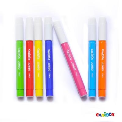 Carioca Jumbo viltstiften afwasbaar set van 18