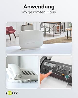 goobay Telefoonkabel RJ-11 4-polig