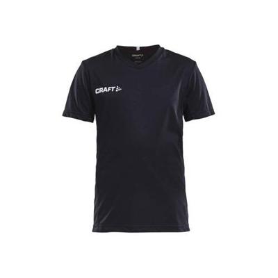 Craft 1905582 Squad Solid Jersey JR - Black - 122/128